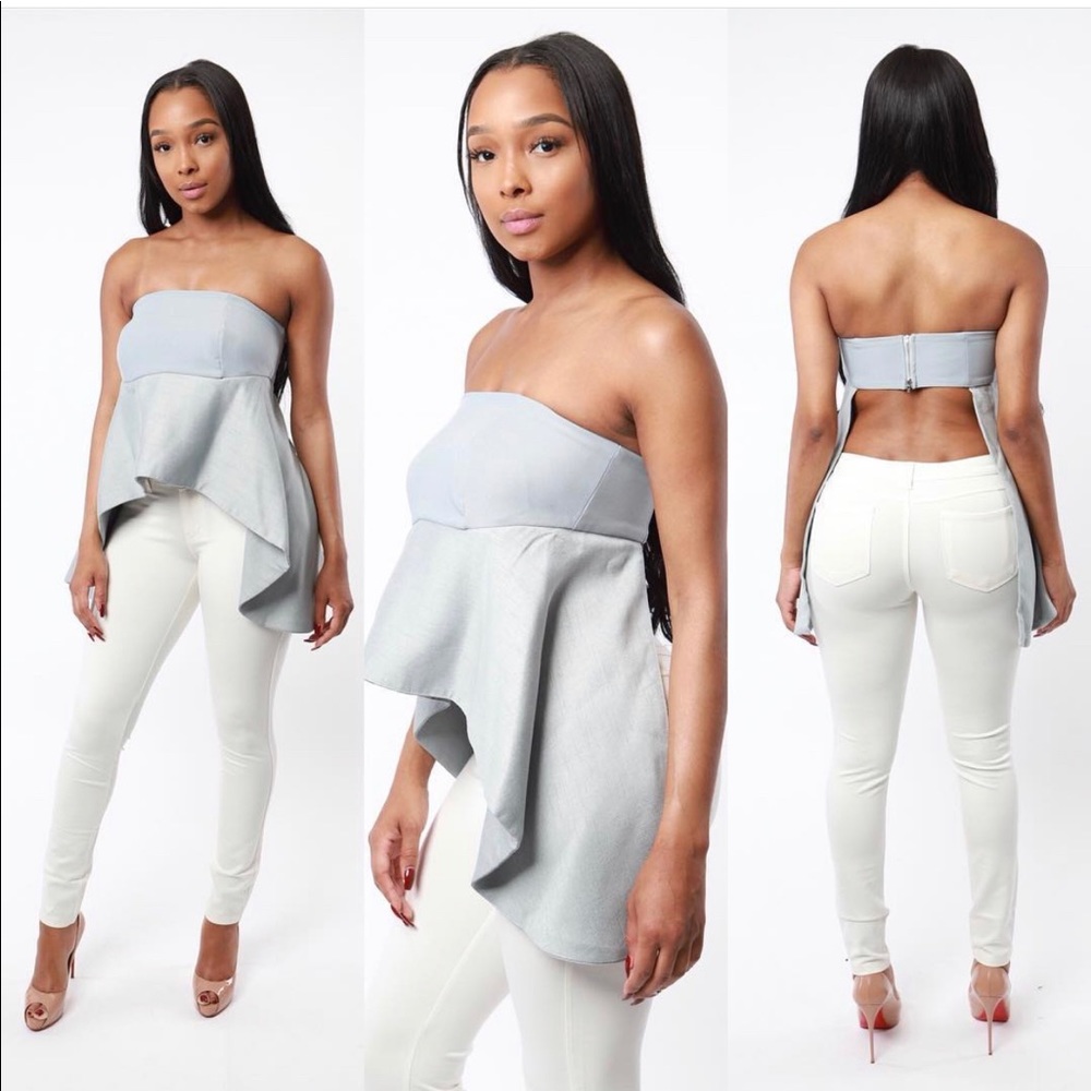 Blue waterfall top